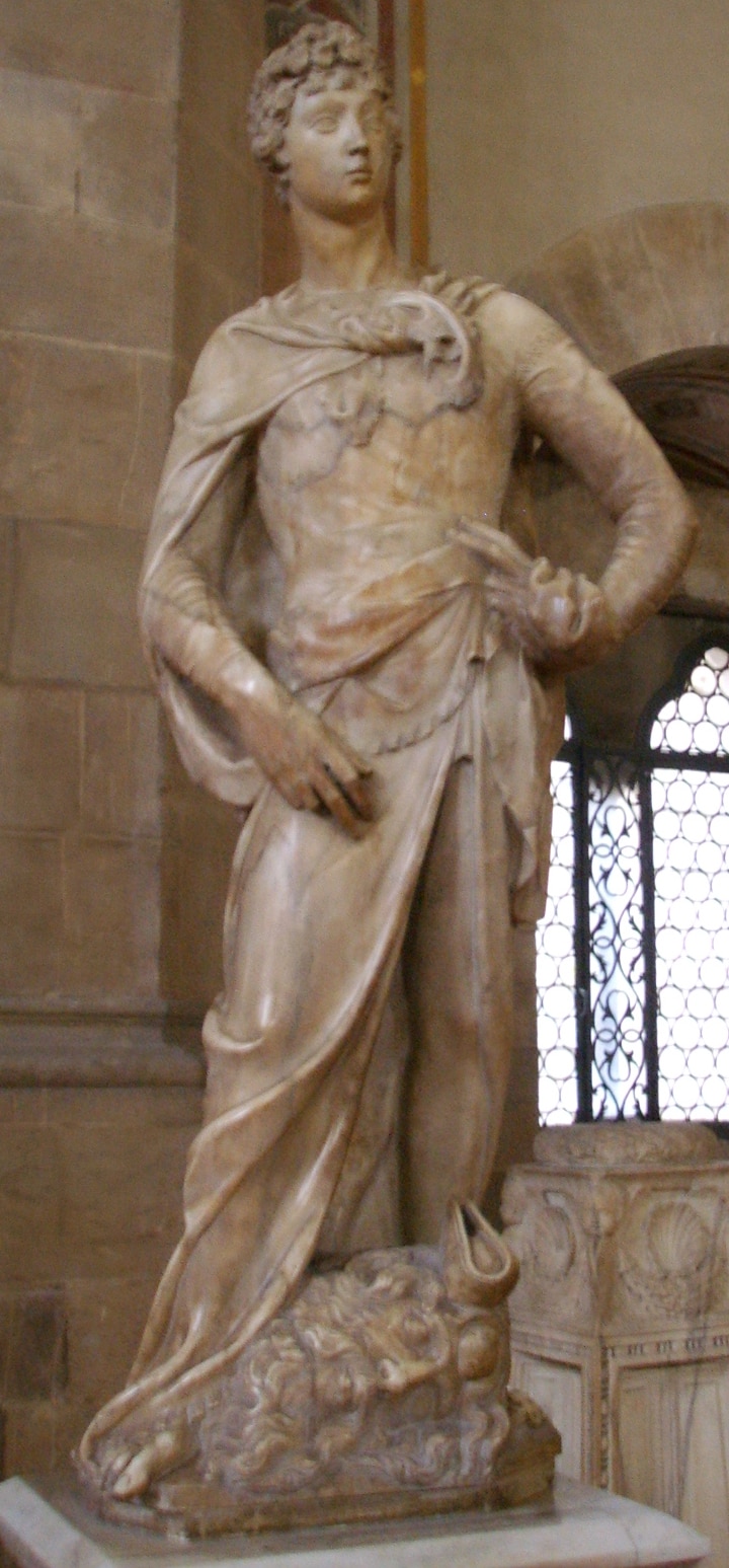 Donatello, David (Marmor), 1408–1409
