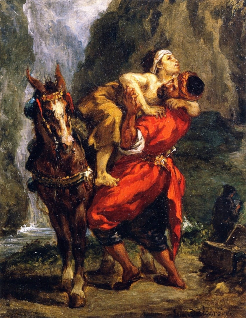 Eugène Delacroix, Der barmherzige Samariter, 1849