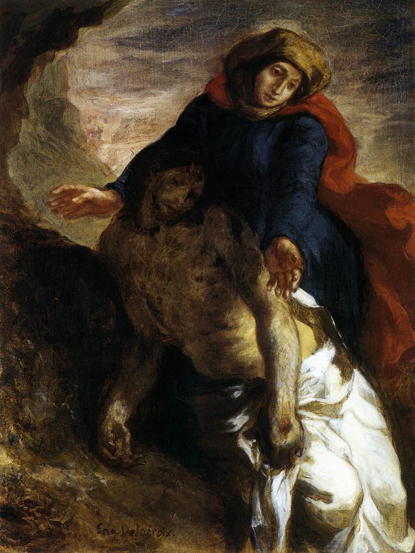 Eugène Delacroix, Pietà, 1850