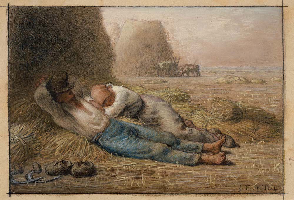 Jean Francois Millet, Mittagsruhe, 1866