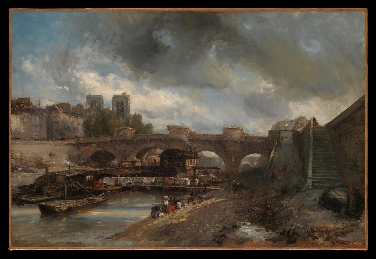 Johan Barthold Jongkind, Die Pont Neuf, 1849-50