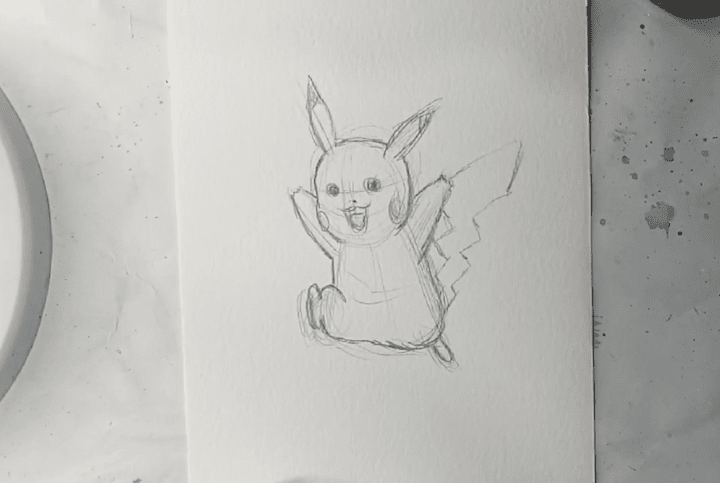 Pikachu zeichnen 2