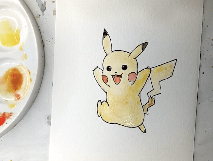 Pikachu zeichnen 5