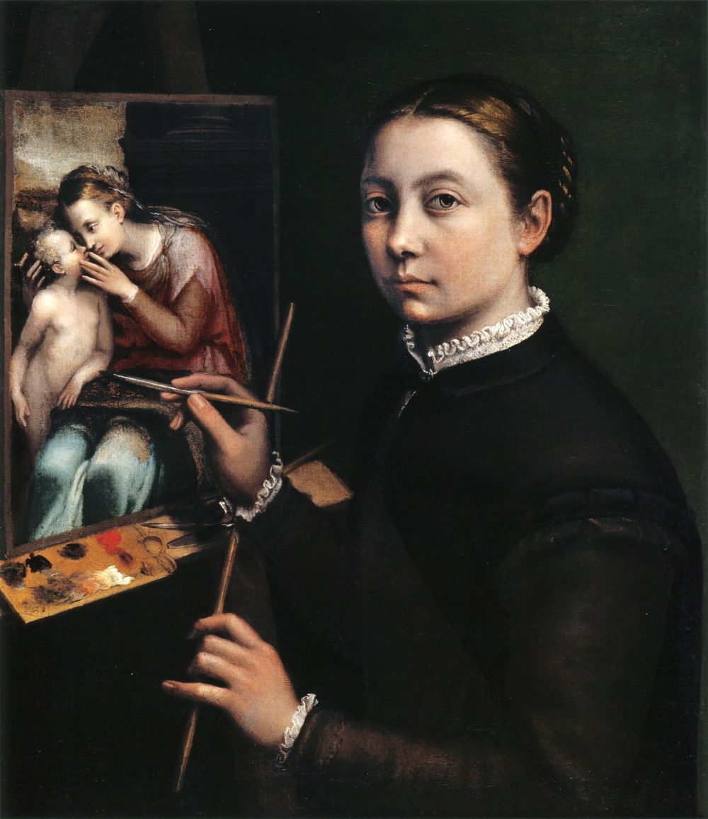 Sofonisba Anguissola, Selbstbildnis, 1556