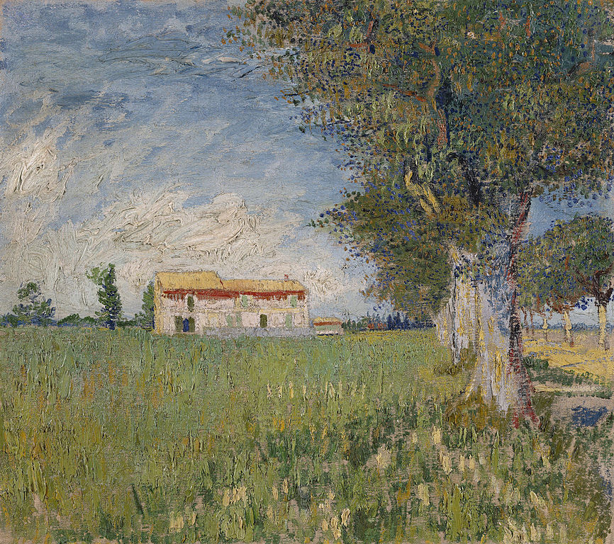 Vincent van Gogh, Bauernhaus im Weizenfeld, 1888