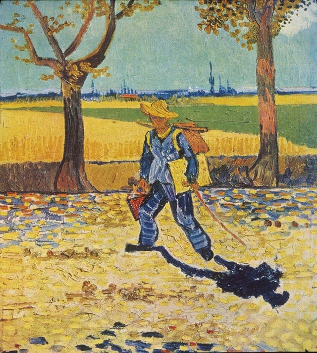 Vincent van Gogh, Der Maler auf dem Weg nach Tarascon, 1888