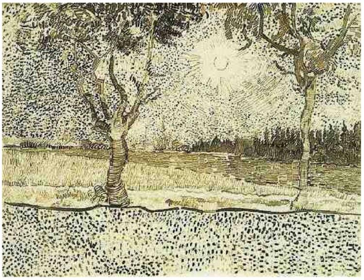 Vincent van Gogh, Die Straße nach Tarascon, 1888