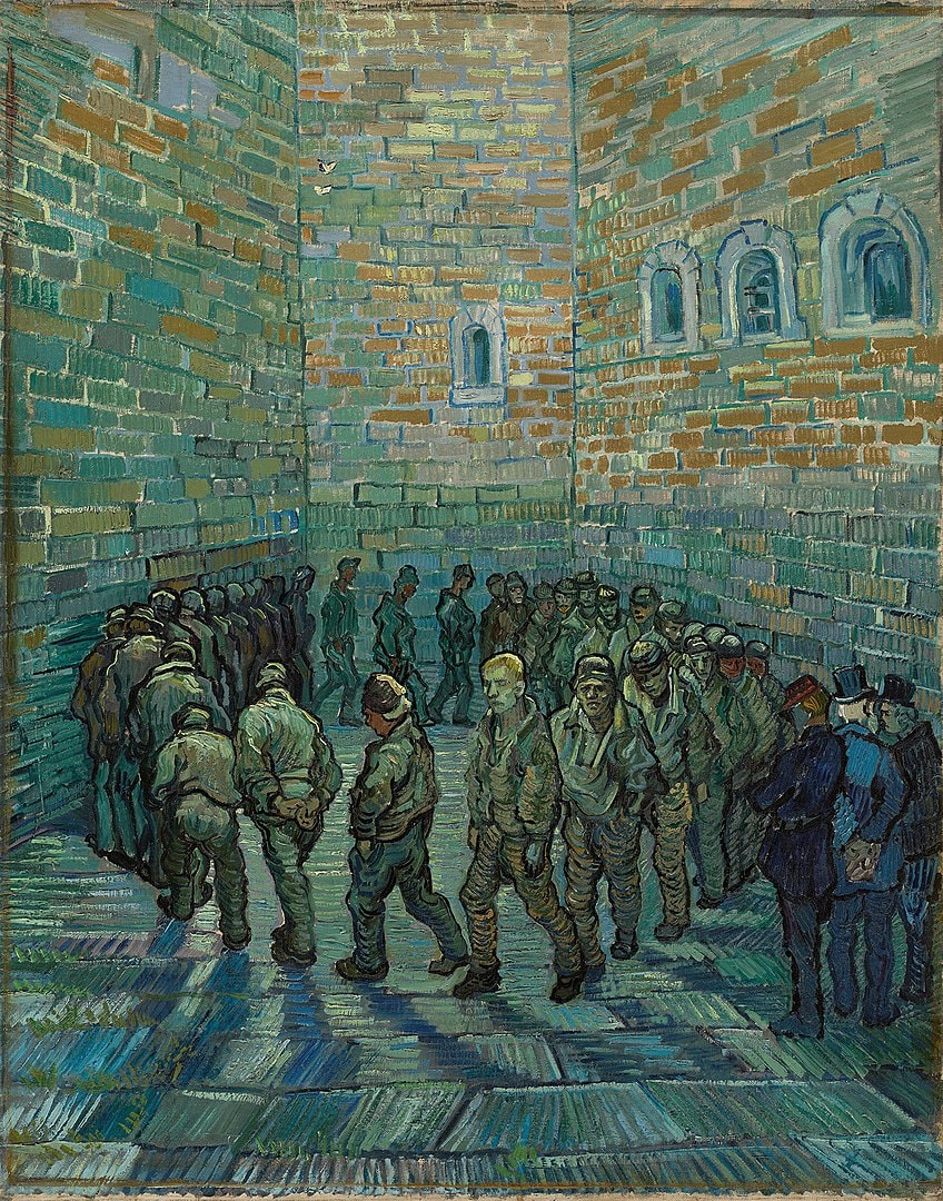 Vincent van Gogh, Runde der Gefangenen, Januar 1890