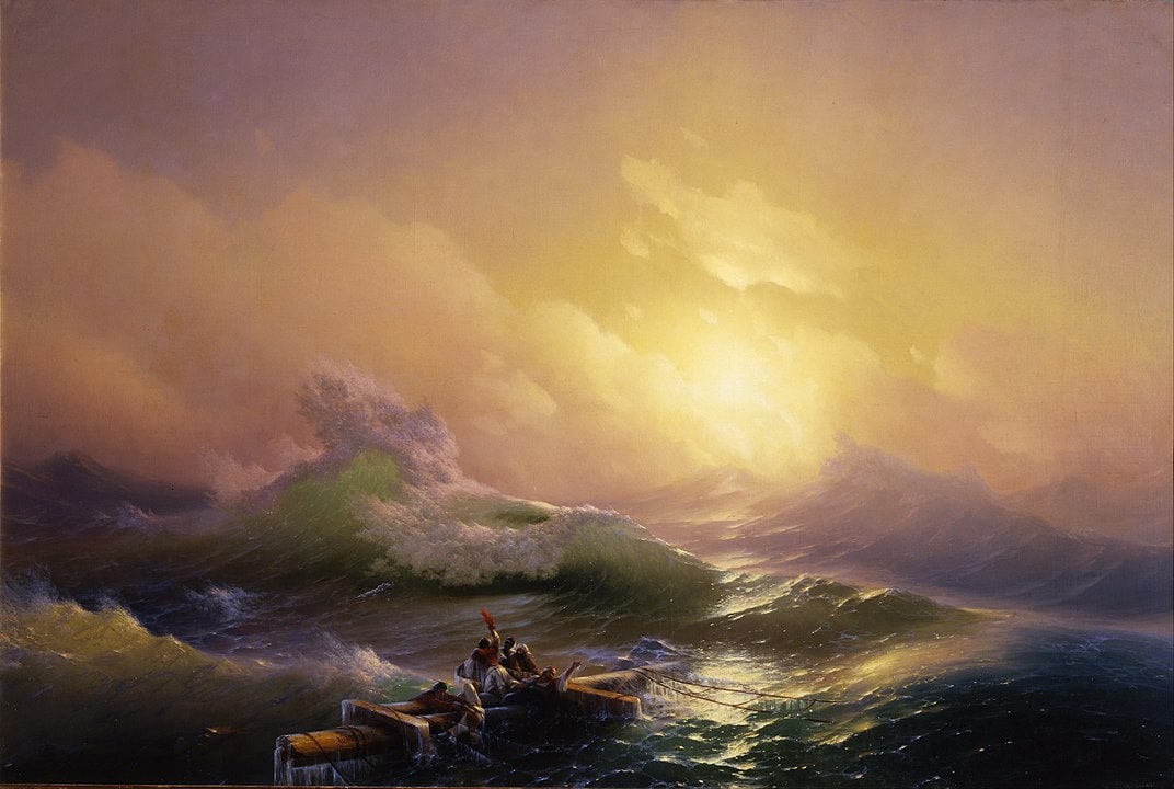 Iwan Aiwasowski, Die neunte Welle, 1850