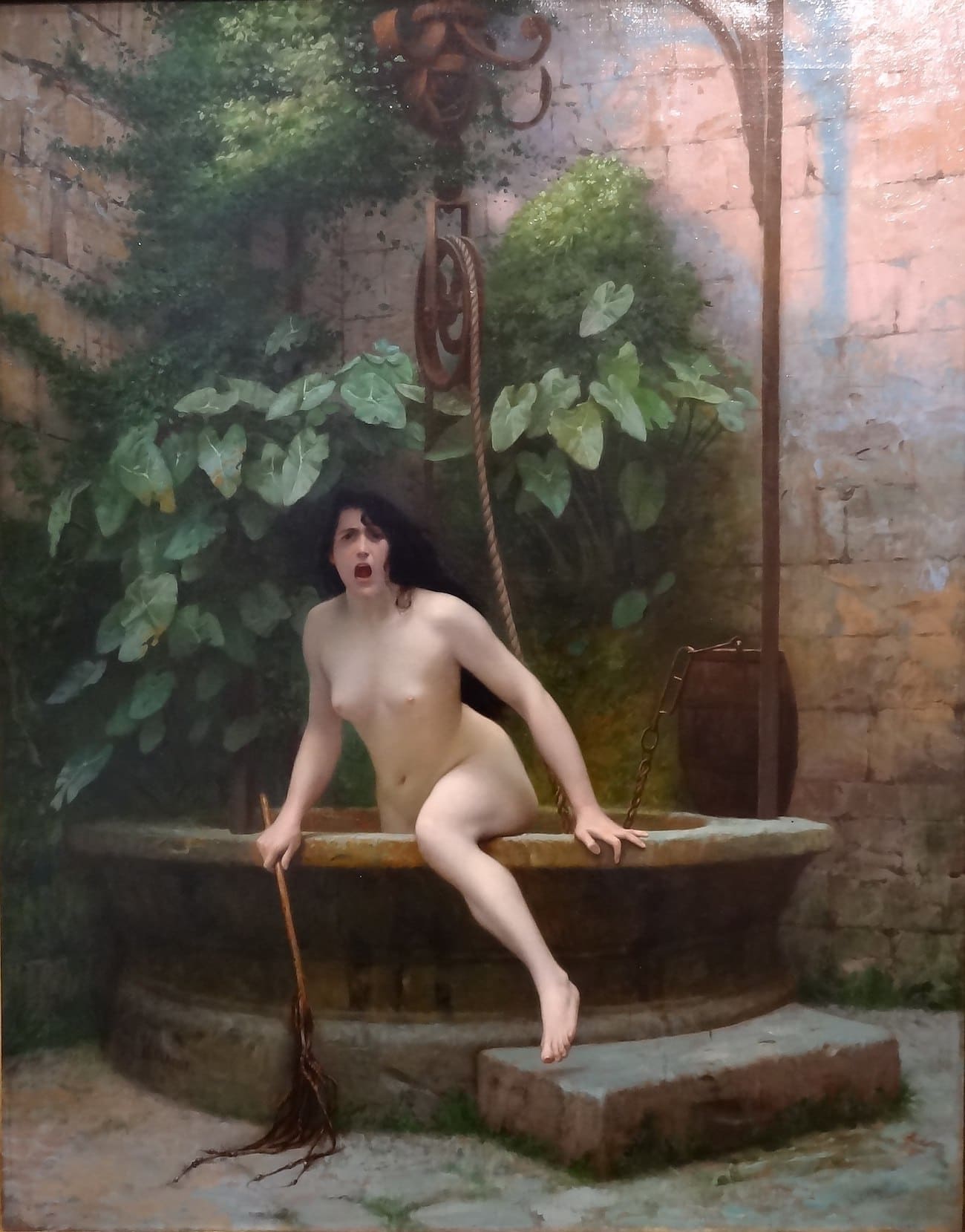 Jean-Léon Gérôme, Die Wahrheit kommt aus dem Brunnen, 1896