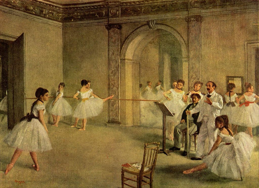 Edgar Degas, Ballettsaal der Oper in der Rue Peletier, 1882