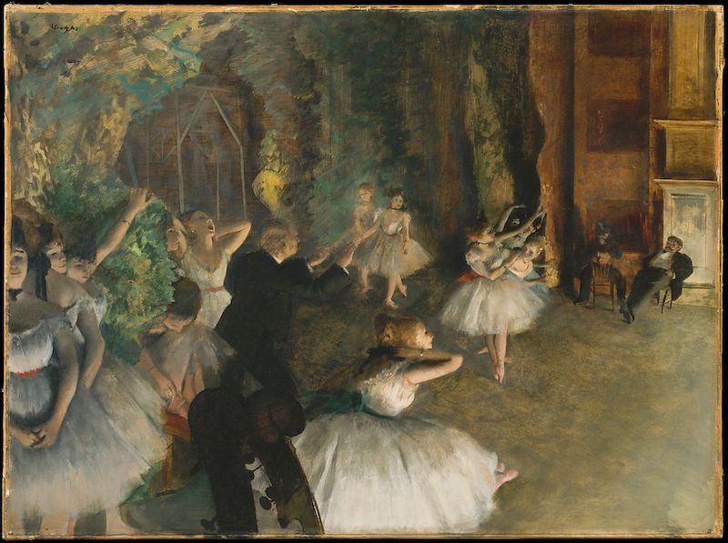 Egdar Degas, Die Ballettprobe, 1874