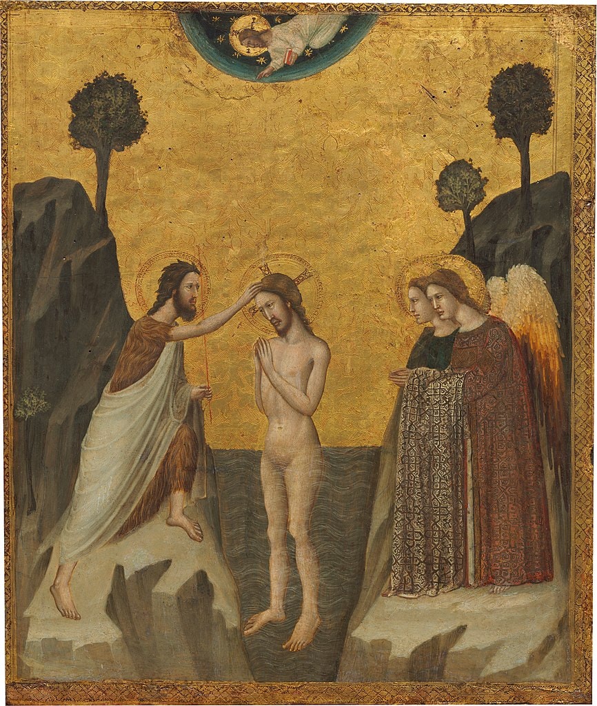 Giovanni Baronzio, Taufe Christus, 1330/1340