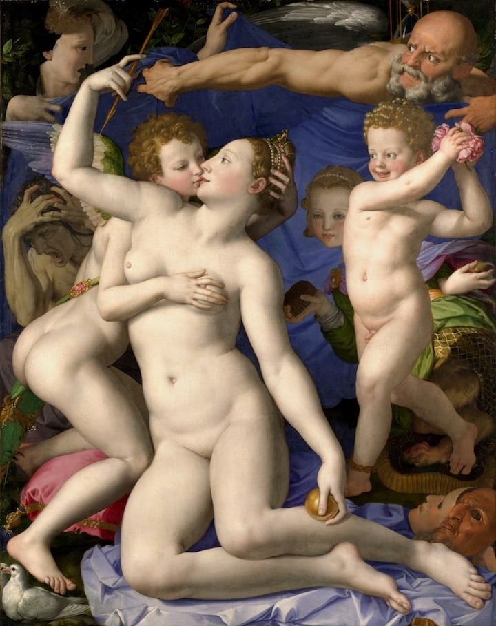 Agnolo Bronzino, Allegorie der Liebe, vor 1550