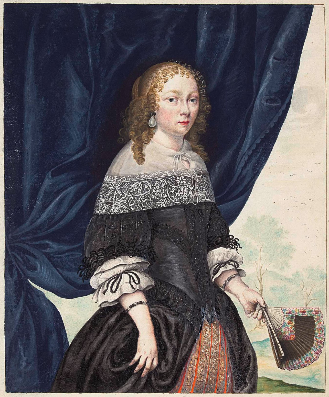 Gesina ter Borch, Selbstporträt, 1661