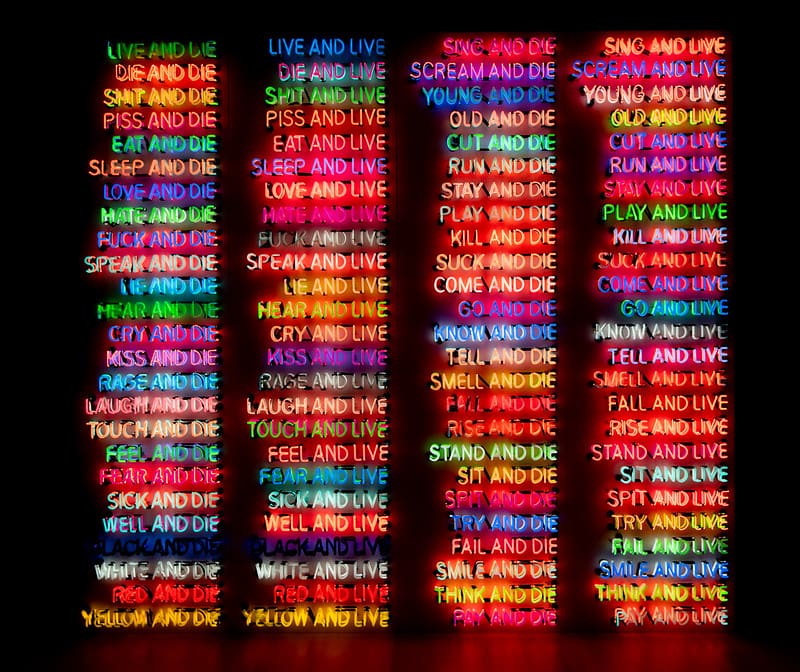 Bruce Nauman, One Hundred Live and Die, 1984
