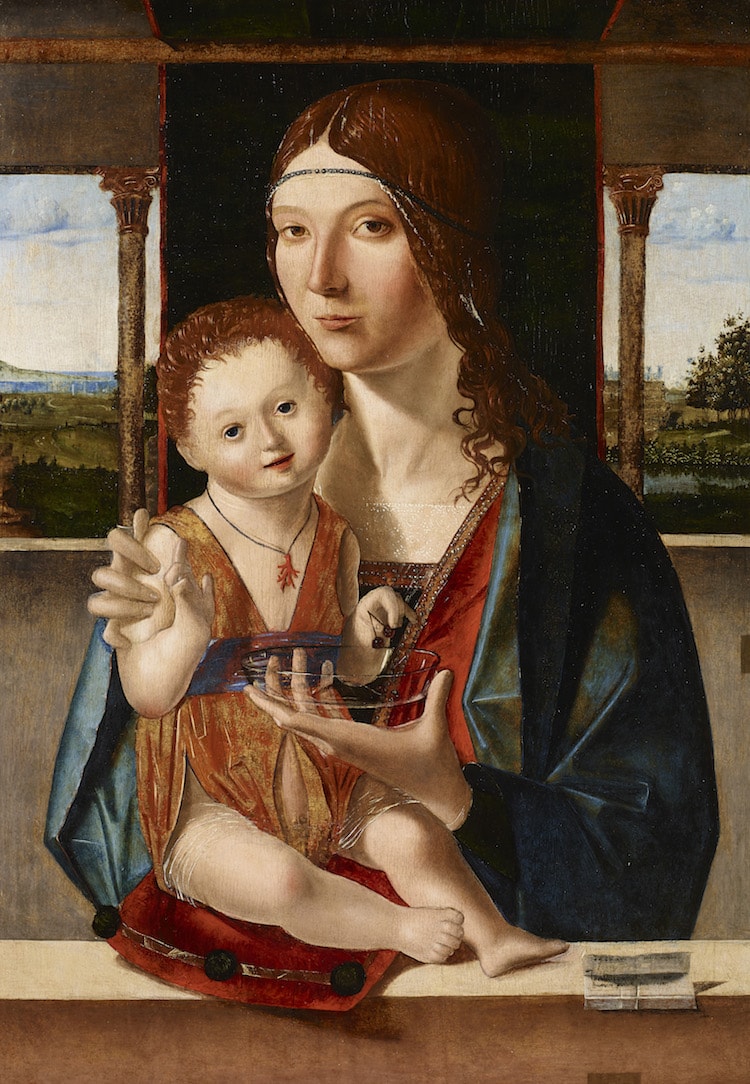  Jacobello da Messina, Madonna mit Kind, 1480