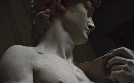 Michelangelos Bildhauerei Titelbild, Davidskulptur