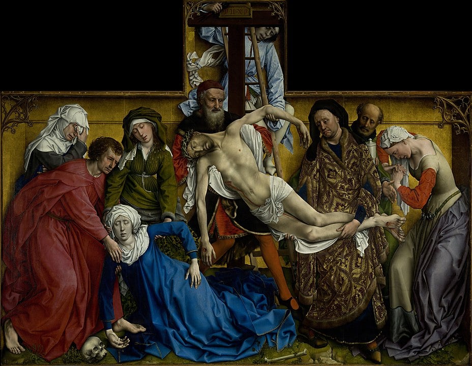 Rogier van der Weyden, Kreuzabnahme, zw. 1435 und 1438