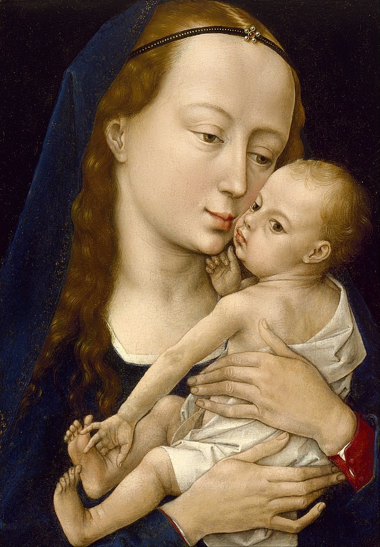 Rogier van der Weyden, Madonna mt Kind, nach 1454
