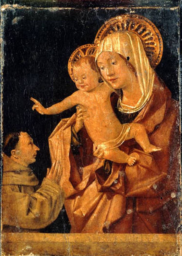 Antonella de Messina, Madonna mit Kind, 1455