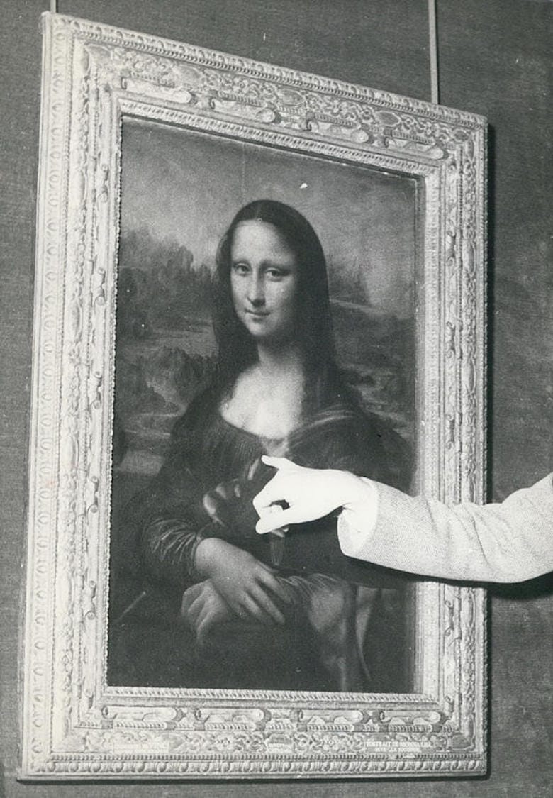 Mona Lisa Angriff 1956