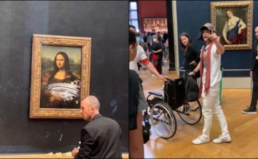 Mona Lisa Kuchen Attacke