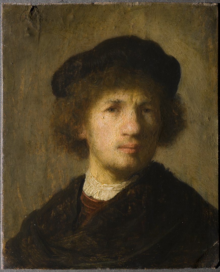 Rembrandt, Selbstporträt, ca. 1630