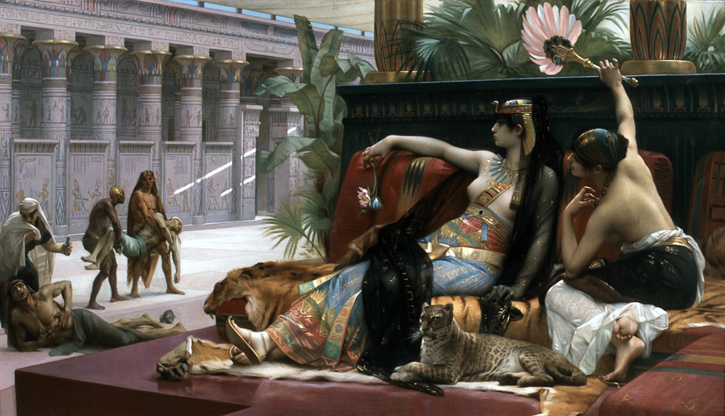 Alexandre Cabanel, Cléopâtre essayant des poisons sur des condamnés à mort, 1887