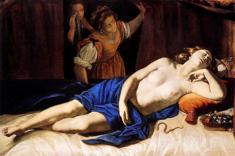 Artemisia Gentileschi, Kleopatra, 1633-35