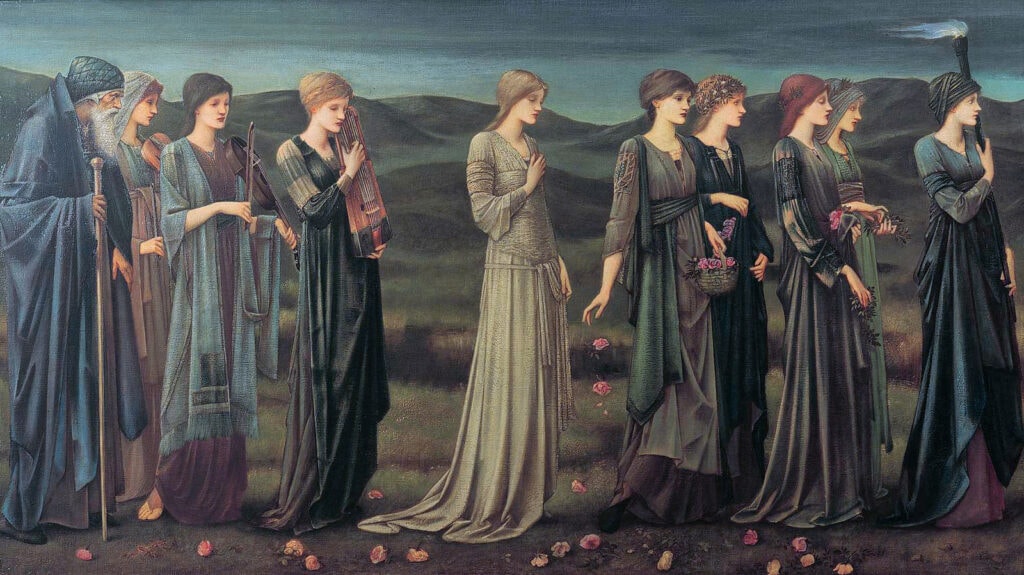 Edward Burne Jones, Hochzeit der Psyche
