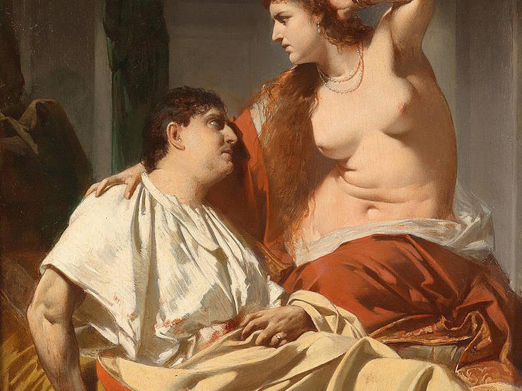 Heinrich von Angeli, Kleopatra und Antonius, 1863