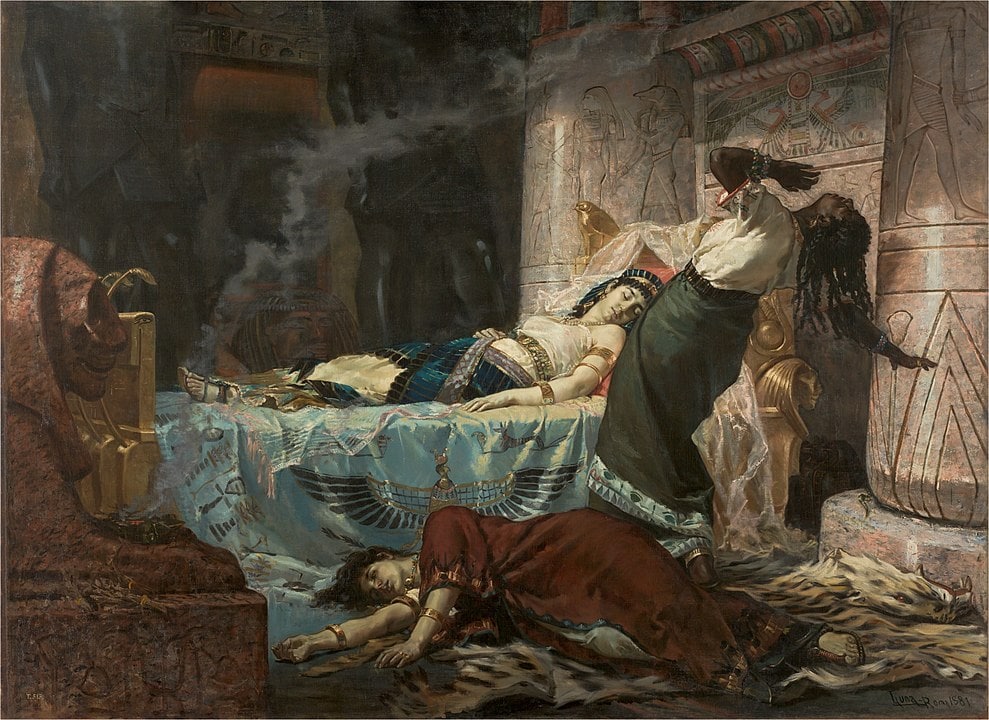 Juan Luna, La muerte de Cleopatra, 1881
