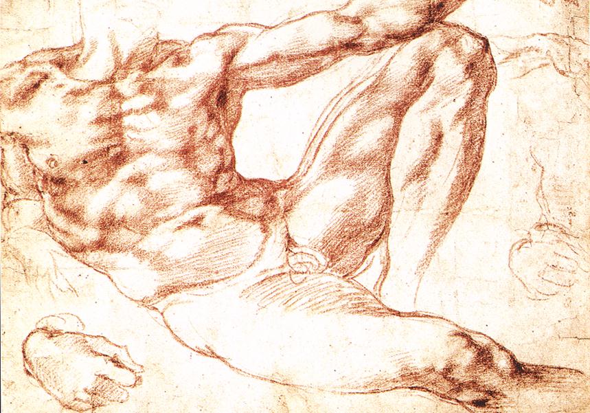 Michelangelos Zeichnungen Adam