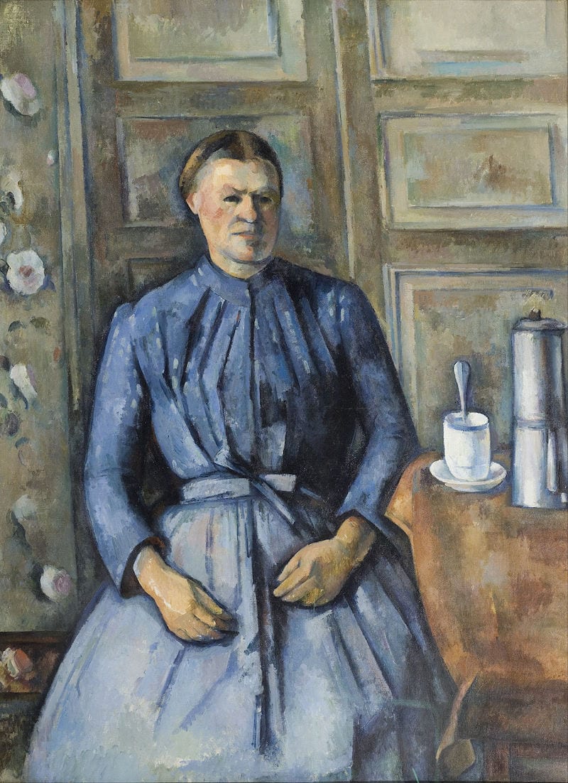 Paul Cézanne, La femme à la cafetière, ca. 1895Paul Cézanne, La femme à la cafetière, ca. 1895
