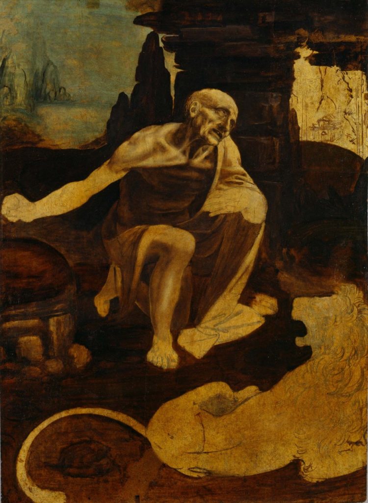 Leonardo da Vinci, Der heilige Hieronymus, ab 1483