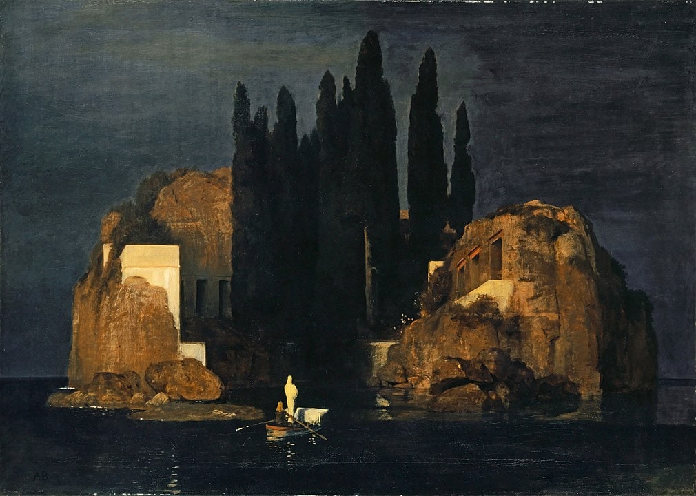 Arnold Böcklin, Die Toteninsel I, 1880