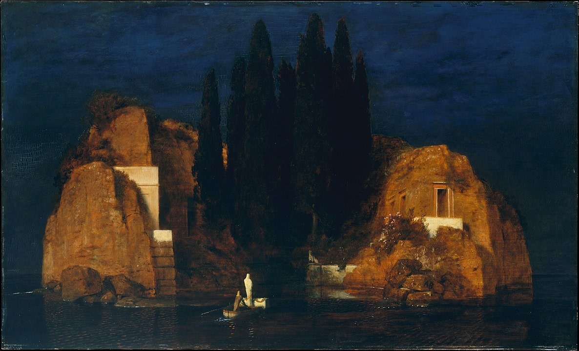 Arnold Böcklin, Die Toteninsel II, 1880