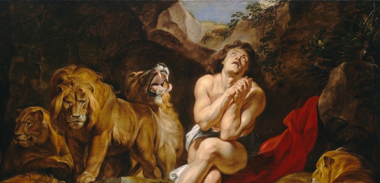 Peter Paul Rubens, Daniel in der Löwengrube, ca. 1614 - 1616, Bildraum