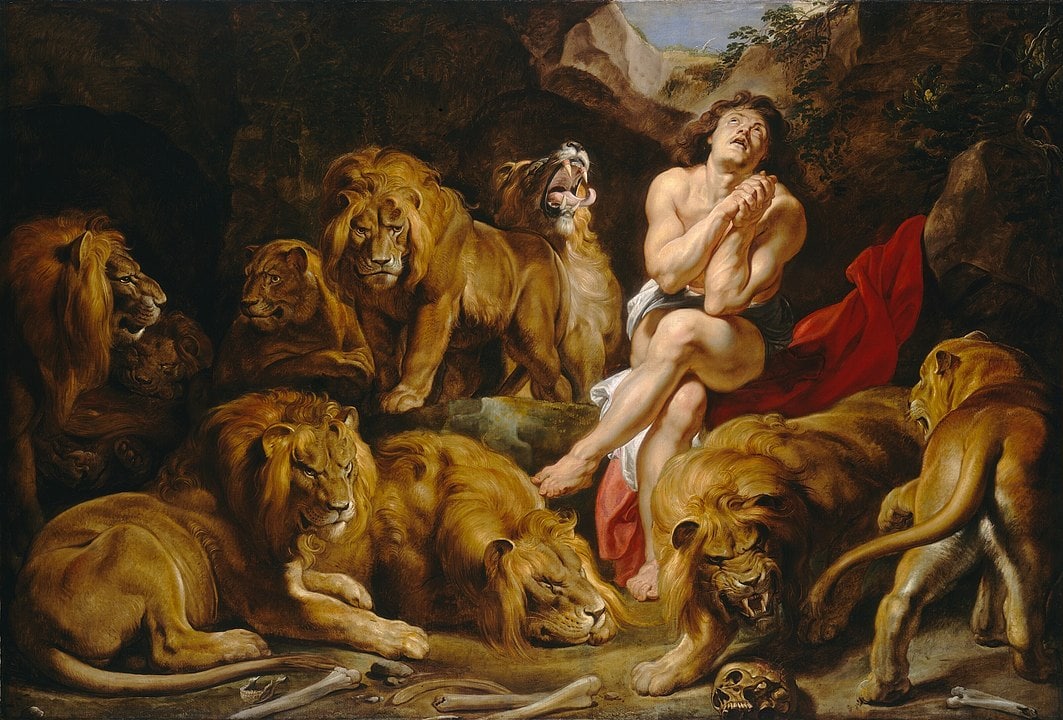 Peter Paul Rubens, Daniel in der Löwengrube, ca. 1614 - 1616