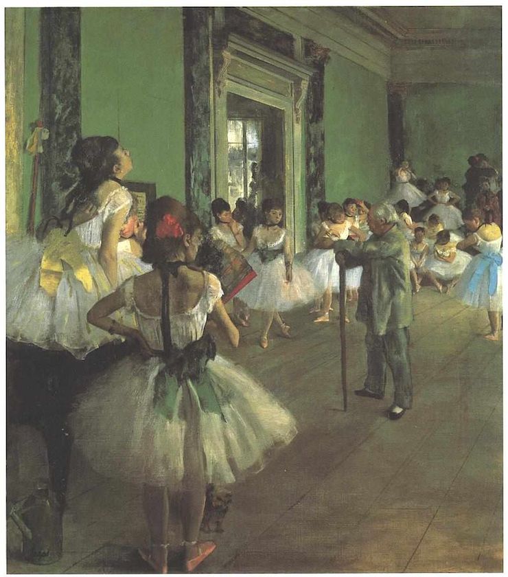 Edgar Degas, Der Tanzunterricht, 1874