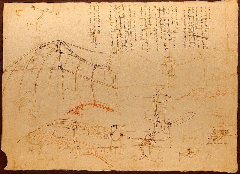 Leonardo da Vinci, Großer Drachen