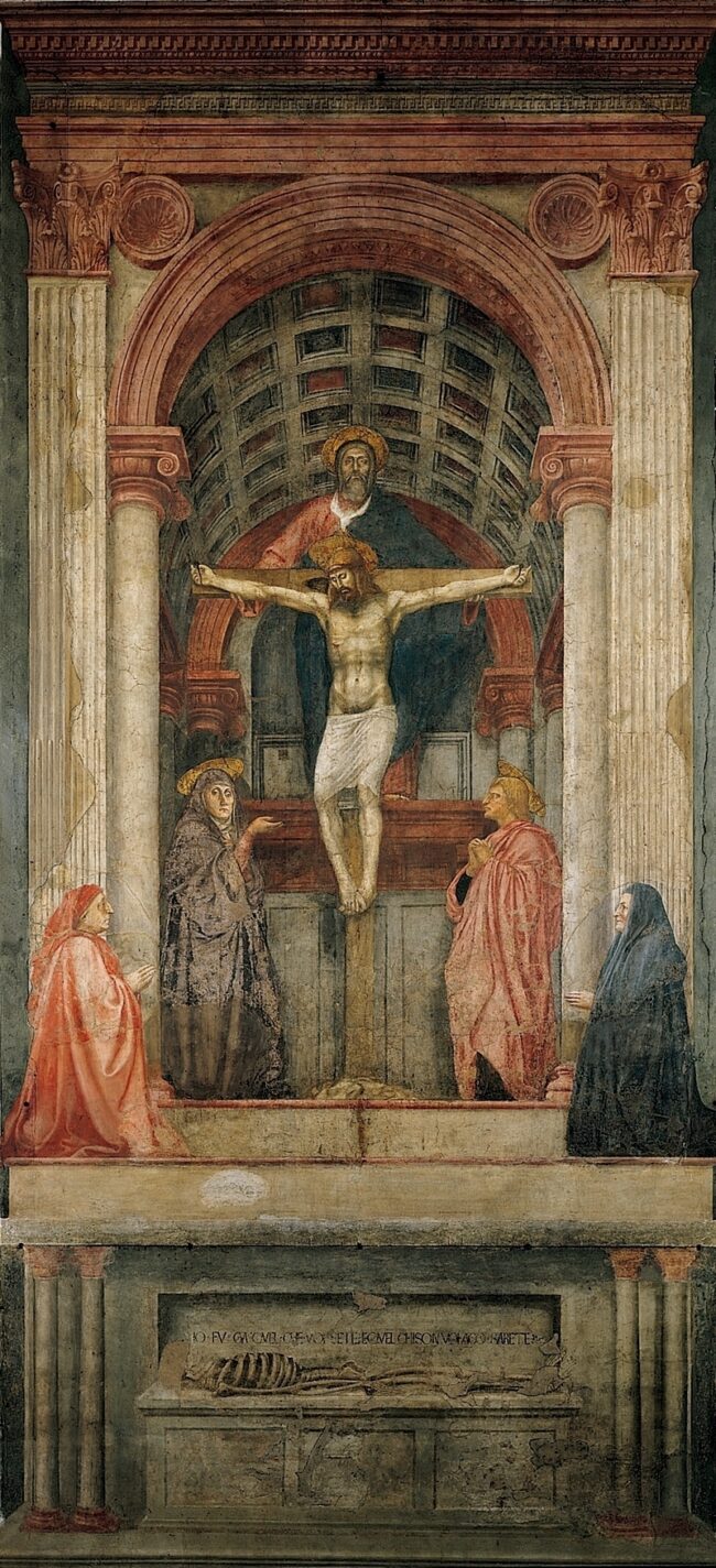 Masaccio Dreifaltigkeit Renaissance Florenz