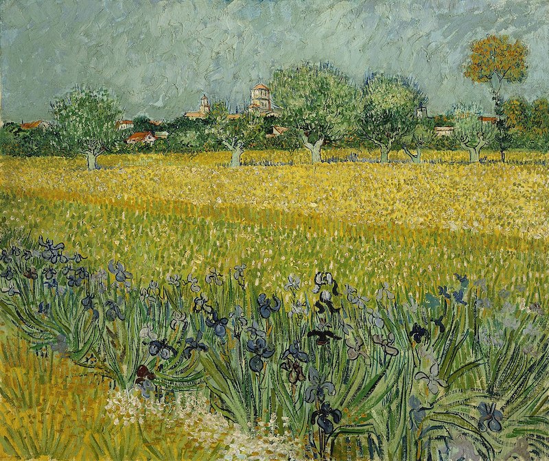 Vincent van Gogh, Veld met bloemen bij Arles, Mai 1888
