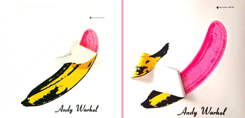 Andy Warhols Banane Albumcover