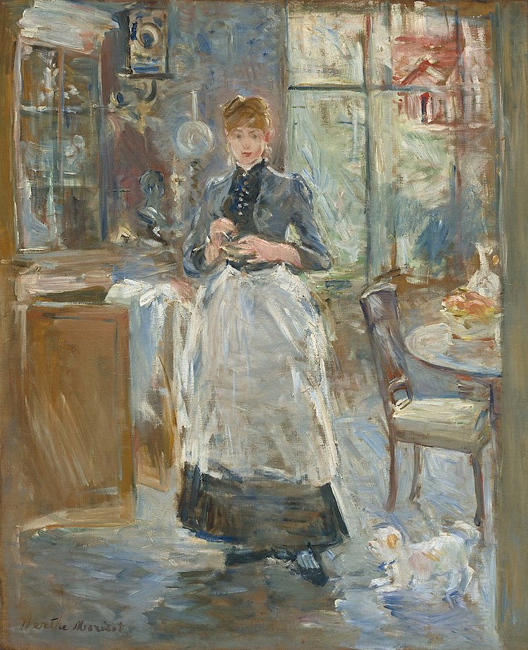 Berthe Morisot, Im Esszimmer, 1886