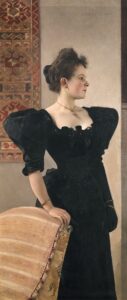 Gustav Klimt, Frauenporträt, 1893 oder 1894