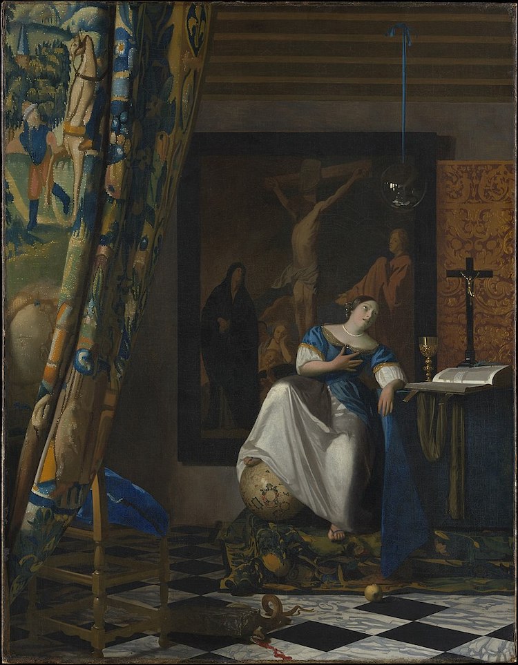 Jan Vermeer, Allegorie des Glaubens, 1670 - 1672