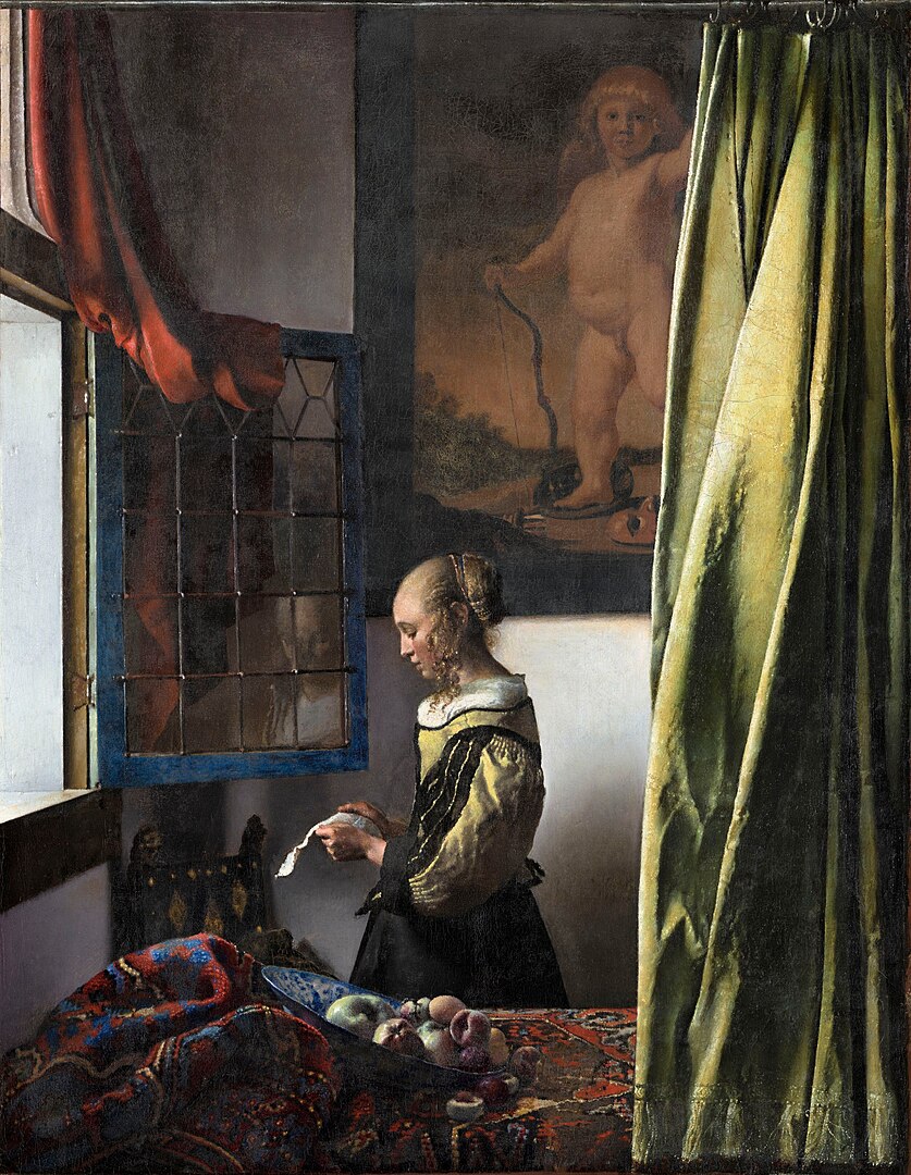 Jan Vermeer, Briefleserin am offenen Fenster, ca. 1657 - 59