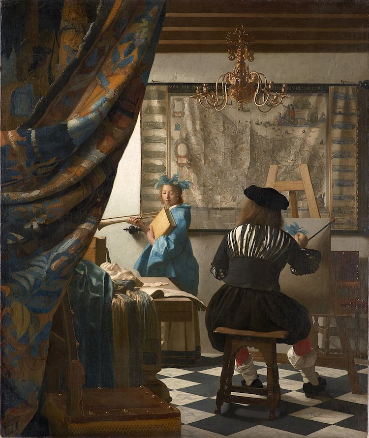 Jan Vermeer, Die Malkunst, 1666-1668